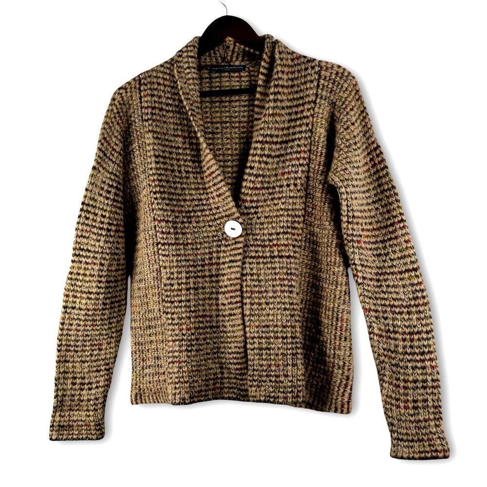New Peruvian Connection Hitchkiss Alpaca Wool Womens Cardigan Sweater Sz M